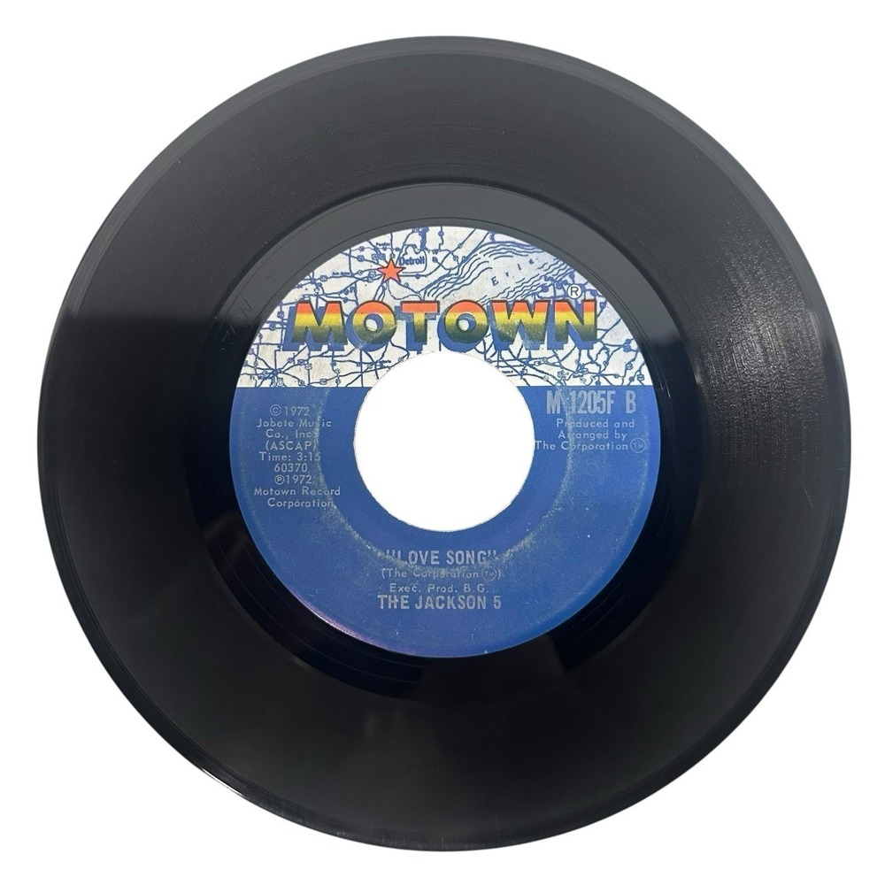 Jackson 5 Lookin Through The Windows Love Song Vinyl 45rpm 1972 Motown M 1205F